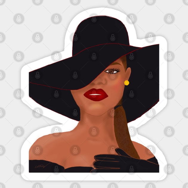 Fabulous Darling - African American Woman Sticker by LoveAmorArt